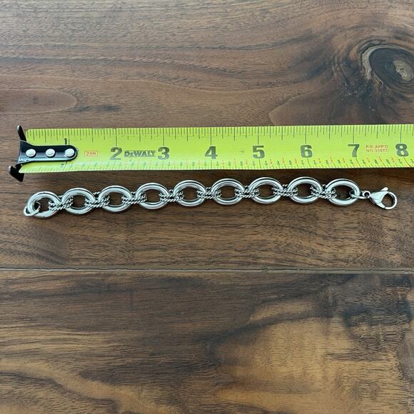 Status Link Bracelet in Stainless Steel 8" - Picture 4 of 4